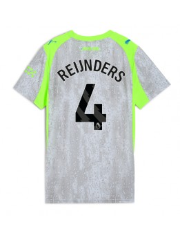 Manchester City Tijjani Reijnders #4 Ausweichtrikot für Frauen 2025-26 Kurzarm